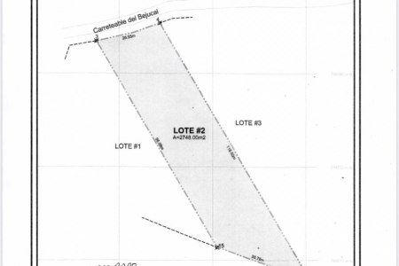 LOTE BEREDA BAJO BEJUCAL